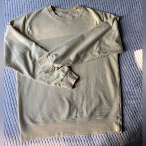 Pastel yellow sweatshirt